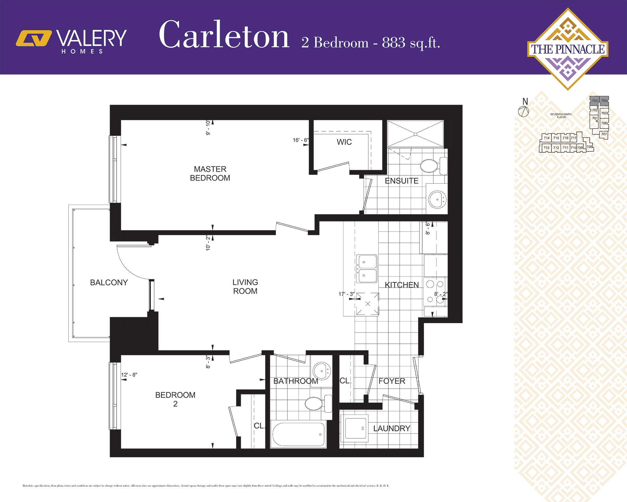 Floor Plans The Pinnacle Valery Properties